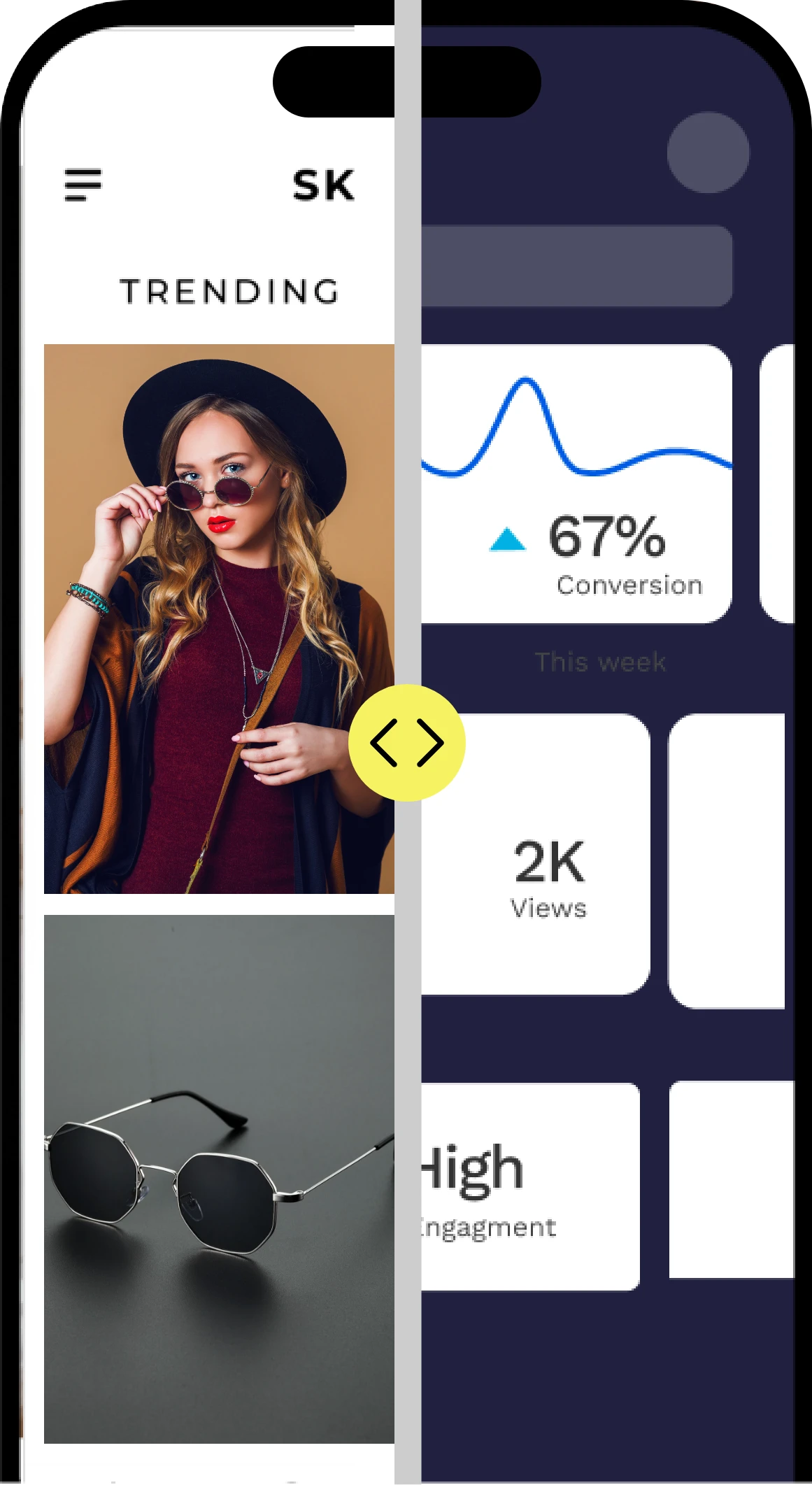Staging environment dashboard for app deployment